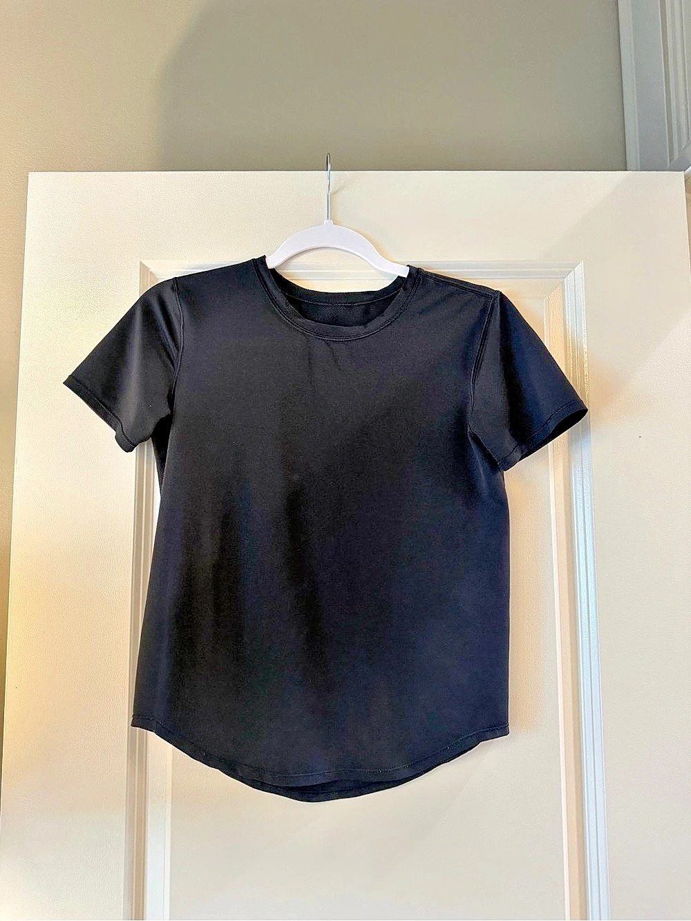 Lululemon Fast and Free Short-Sleeve Shirt Black Athletic Tee